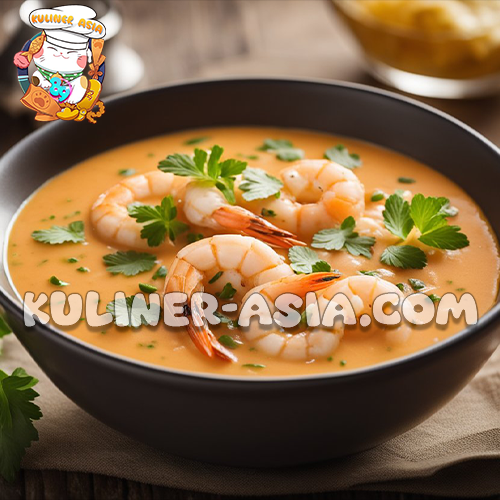 Prawn Bisque Autentik – Hidangan Prancis Lengkapi Romansa