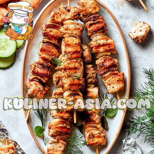 Chicken Souvlaki: Resep Jajanan Jalanan Populer