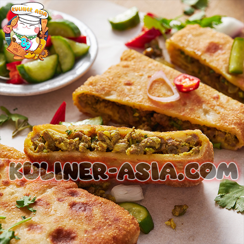 Malaysian-Style Beef Murtabak