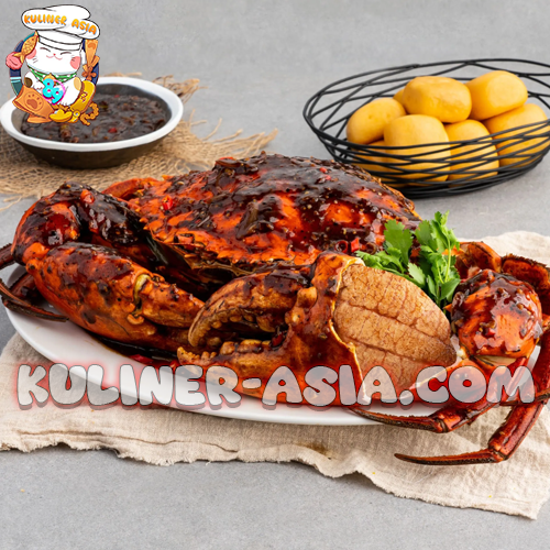 Singapore Black Pepper Crab Resep Terbaik